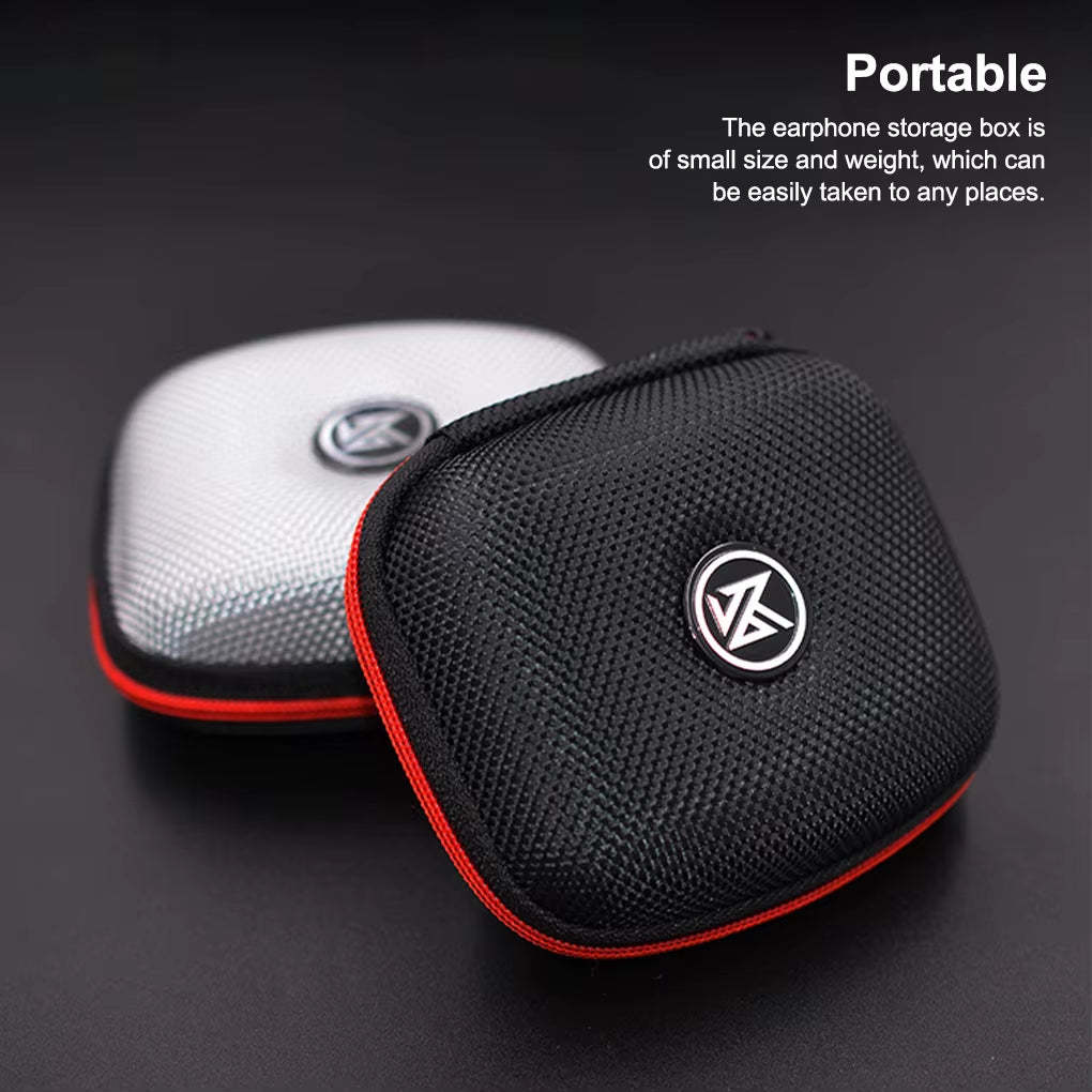 KZ Earphone Storage Bag Square Headset Box Indoor Outdoor Travelling Earphones Storaging Case Accessories with Zipper